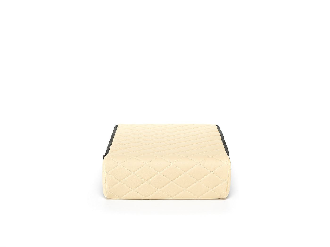 BoostedSafe Beige quilted leather cover top view product shot