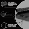 BoostedSafe Basic features booster seat cover mechanical dial lock braided cable