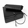 Closed Boosted Safe with quilted booster seat cover and braided security cable for vehicle protection.
