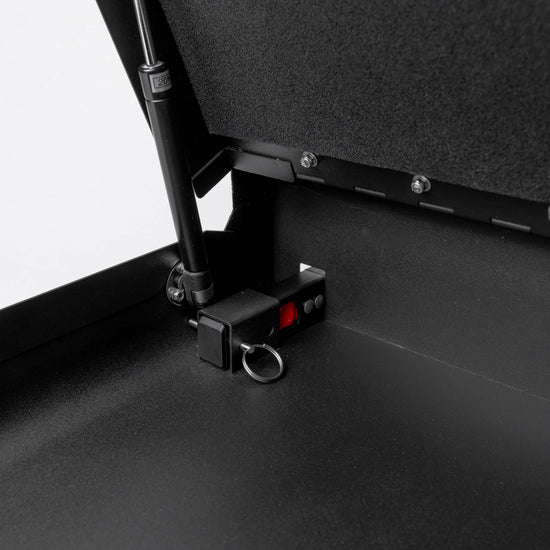 BoostedSafe interior cable lock mounting bracket closeup