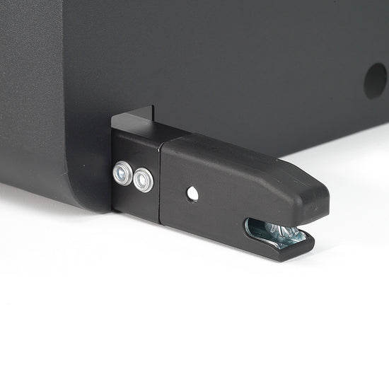 BoostedSafe ISOFIX connector closeup mounting hardware