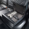 BoostedSafe Elite open vehicle safe with padded foam interior storing two handguns securely.