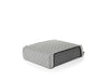 BoostedSafe Elite with gray quilted special order cover shown closed from a side angle.