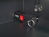 BoostedSafe Elite ISOFIX locking pin and red release latch inside the safe.