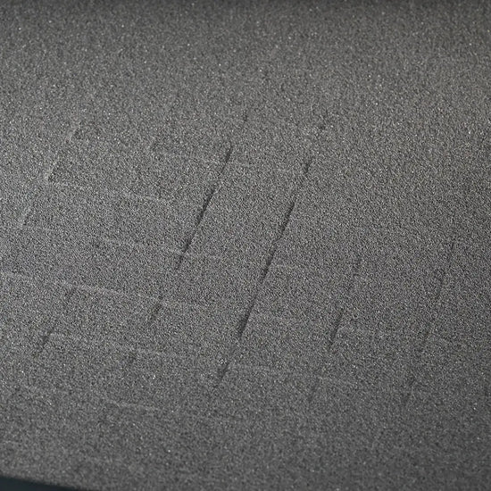Close-up of the BoostedSafe Elite modular foam insert designed for customizable secure storage layouts.
