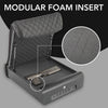 Feature graphic showing the refurbished Boosted Safe Elite modular foam insert for customizable secure storage.