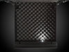 Top-down view of open BoostedSafe Elite interior with foam padding and LED light.