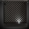 Interior view of the BoostedSafe Elite showing padded egg-crate foam lining and built-in LED interior lighting.