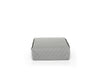 Gray quilted BoostedSafe booster seat disguise cover shown from the front.