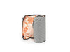 Gray BoostedSafe reversible cover standing upright with floral kid-friendly print visible inside