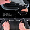 BoostedSafe Mini Elite fingerprint access and protected internal release controls used to disconnect the vehicle anchors