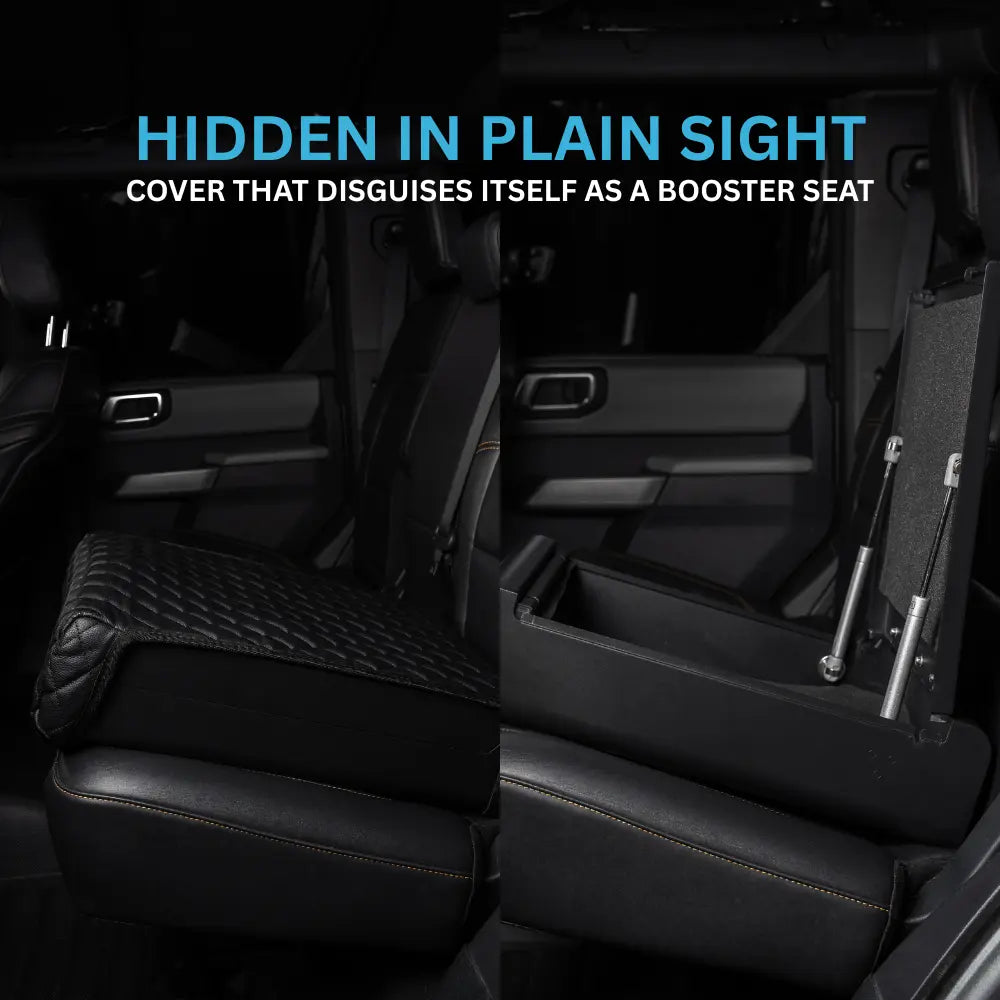 Boosted Safe Golden Gate Elite hidden vehicle safe cover