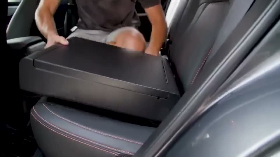 Your car already has steel anchors. The safe locks to them.