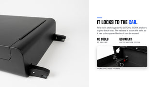 It locks to the car