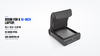 Room for a 16-inch laptop