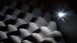 Close-up of Boosted Safe foam with an interior light