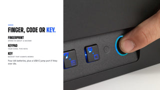 Finger, code or key