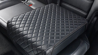 Cover on, in a back seat
