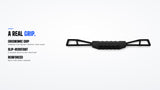Ergonomic, slip-resistant grip of the Boosted Safe carry handle