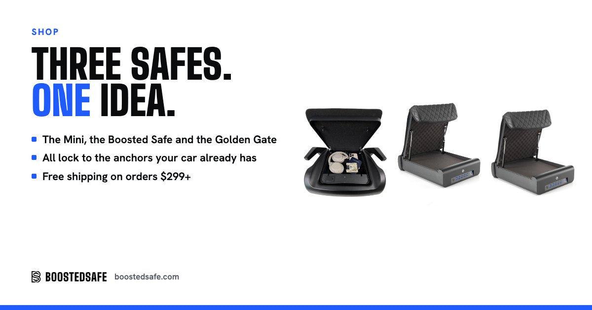 Car Gun Safes That Lock to the Car | Boosted Safe